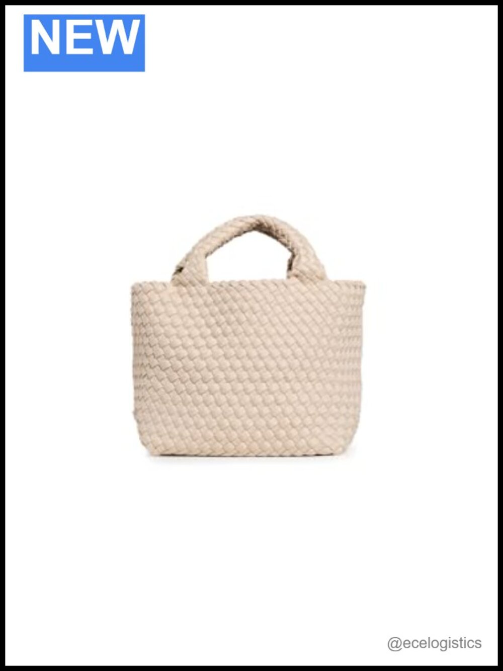 Woven Neoprene Tote with Adjustable Strap and Pouch